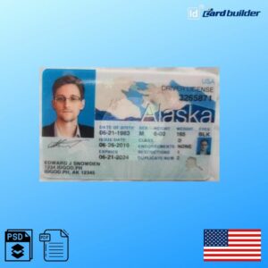 Alaska Drivers License Template