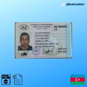 Azerbaijan Drivers License Template