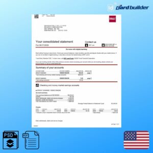 BB&T Bank Statement Template
