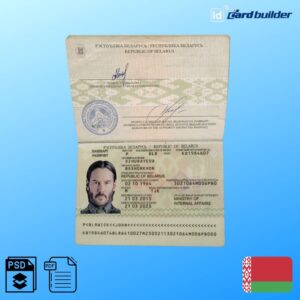 Belarus Passport Template