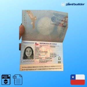 Chile Passport Template