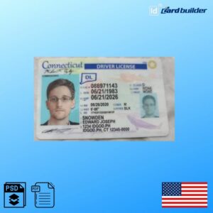 Connecticut Drivers License Template