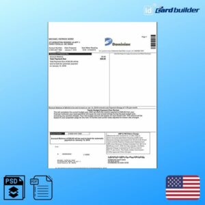 Dominion Utility Bill Template
