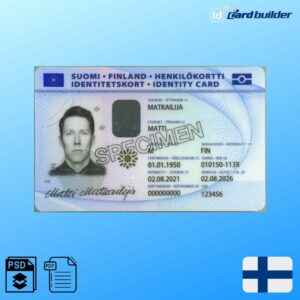 Finland ID Card Template