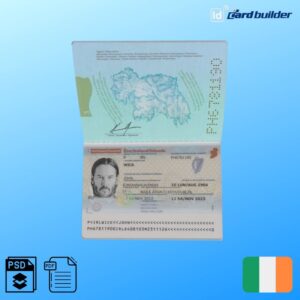 Ireland Passport Template