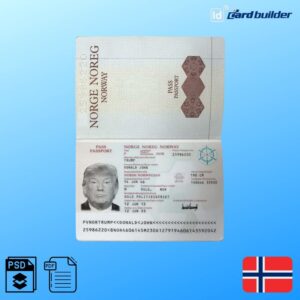 Norway Passport Template