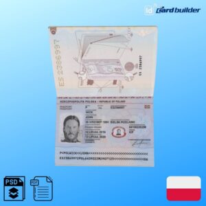 Poland Passport Template