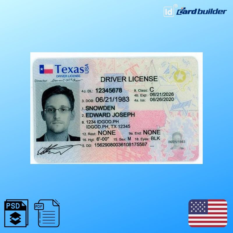 Missouri Drivers License Template