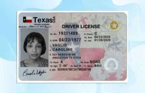 Texas Drivers License Template New