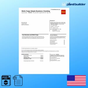 Wells Fargo Bank Statement Template