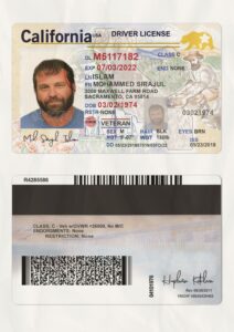 california driver license template psd free