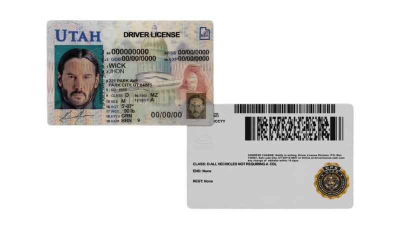 Buy Scannable Utah Fake ID & Utah Fake ID Template