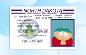 North Dakota Drivers License Template PSD FREE