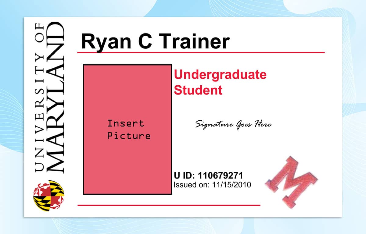 USA Military ID Template PSD