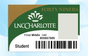 University of North Carolina ID Template PSD