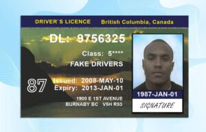 British Columbia Driver License Template PSD FREE
