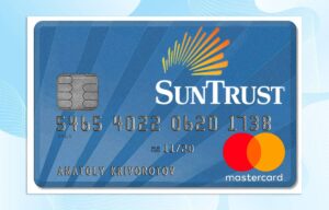 SunTrust Master Card Template PSD
