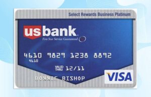 US Bank Credit Card Template PSD