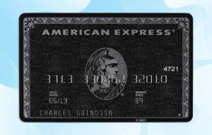 American Express Black Credit Card Template PSD