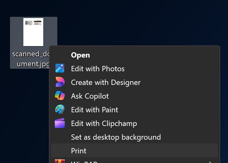 Print Your Scan